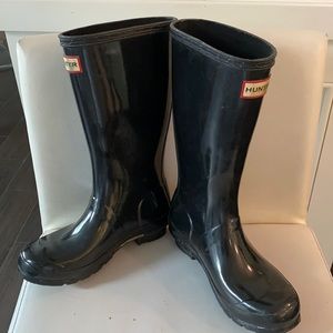 Hunter boots- size Girls  US 4 Girls/ 3 Boy EU 34